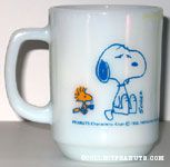 Woodstock bringing Snoopy