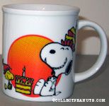 Snoopy and Woodstock with Cake Mug