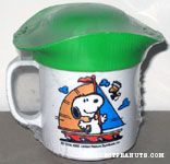 Snoopy and Woodstock on Sailboat Mug