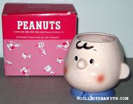 Charlie Brown figural head mug