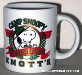 Knott's Camp Snoopy 10th Anniversary Mug