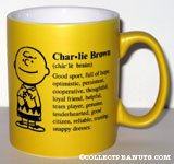 Charlie Brown definition Mug