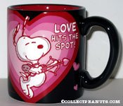 Snoopy Cupid 'Love hits the spot' Mug