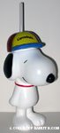 Figural Snoopy Cup with Straw 'Carrowinds' 