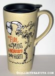 Vulture Snoopy 'Fill the mug...' Mug