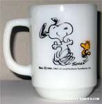 Peanuts & Snoopy Anchor Hocking & Fire-King Mugs