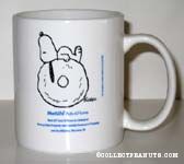 Snoopy on Donut Mug