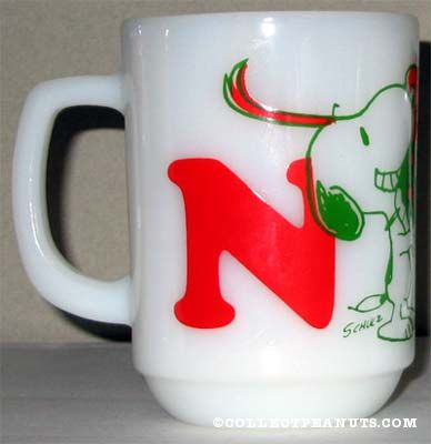 Peanuts Anchor Hocking Mugs & Fire-King Mugs | CollectPeanuts.com