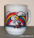 Snoopy rollerskating