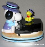 Snoopy at Piano with Woodstock