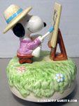Artist Snoopy at Easel