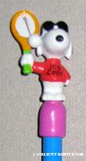 Joe Cool playing tennis Pencil Topper
