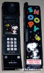 Snoopy and Woodstock with phones Black Phone Pencil Case
