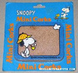 Snoopy wearing hat and smoking pipe Mini Cork Board