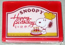 Snoopy with Cake Paperweight