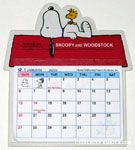 Snoopy & Woodstock on doghouse 2002 Tear-off Calendar