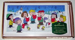 Peanuts Gang Carolling Christmas Cards