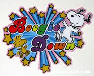 Snoopy & Woodstock dancing with stars 'Boogie Down' Sticker