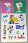 Snoopy hugging Woodstock Stickers