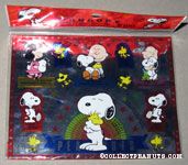 Snoopy and Peanuts hug themed Sticker sheet