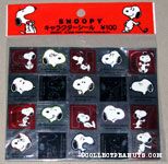 Snoopy multi poses with Letters Sticker sheet
