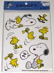 Snoopy sleeping with Woodstocks Magictek Sticker sheet