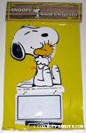 Snoopy hugging Woodstock Wood n' Wipe Offs Memo Board