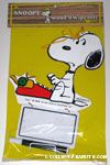 Snoopy at typewriter Wood n' Wipe Offs Memo Board