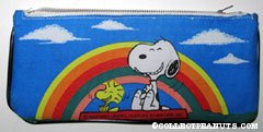 Snoopy & Woodstock Rainbow Pencil Case