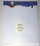 Santa Snoopy with sleigh of Woodstocks Newsletter Paper