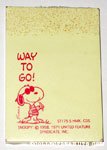 Joe Cool 'Way to Go' Sticky Notes