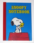 Snoopy looking at letter Notebook