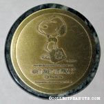 Metlife Round Marble Paperweight