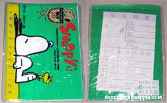 Snoopy & Woodstock laying on beach Identification and Important Number Card