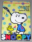 Snoopy listening to Woodstock whistling Multiplication Table Card