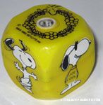  Snoopy Personalities on Yellow Block pencil sharpener 
