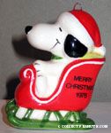 Snoopy in Sleigh