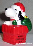 Snoopy in Chimney