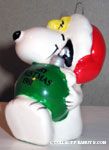 Snoopy holding Ornament
