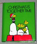 Snoopy on doghouse with Woodstocks 'Christmas is together time' Book Ornament