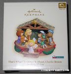 'That's What Christmas is About, Charlie Brown' Nativity Scene Ornament