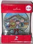 Snoopy, Charlie Brown and Lucy Nativity scene Ornament