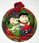 Snoopy tickling Lucy Ornament