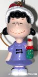 Lucy holding mistletoe Ornament