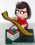 Marcie holding 'Merry Christmas' banner Ornament