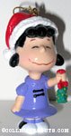 Lucy holding mistletoe Ornament