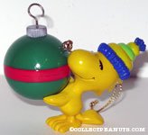 Woodstock holding ornament Ornament