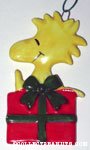 Woodstock on gift box Ornament