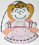 Sally Angel Fabric Christmas ornament