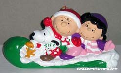 Woodstock, Snoopy, Lucy Ornament